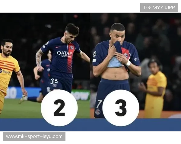 巴黎门将长传发起进攻，姆巴佩连过两人推射得分